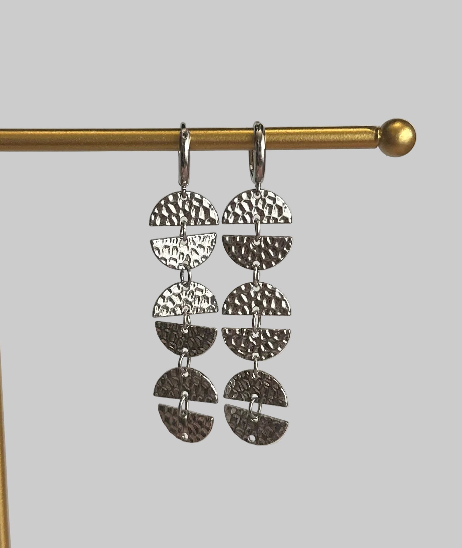 Pendientes Varques plata