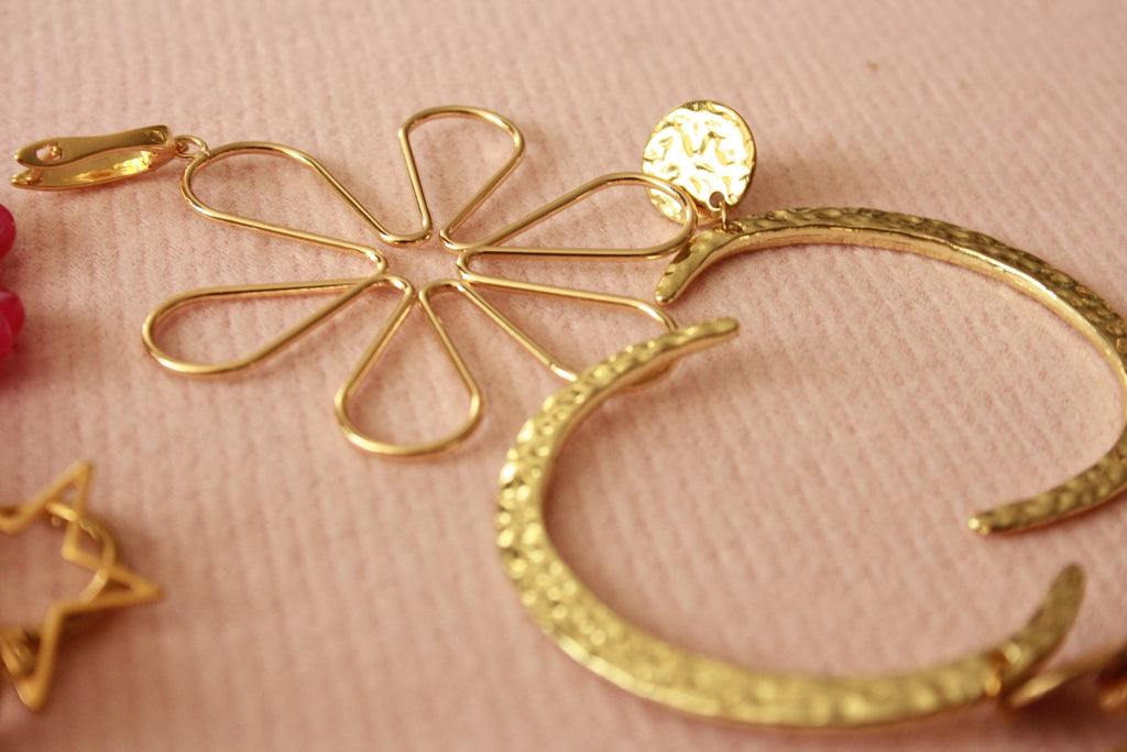 Pendientes Hibiscus